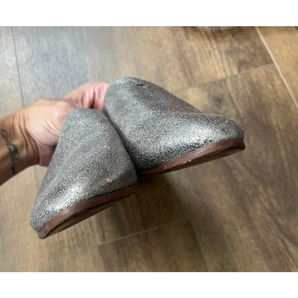 Toms Jutti mule pewter metallic size 7 - Picture 9 of 10